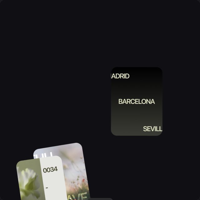 Card toss