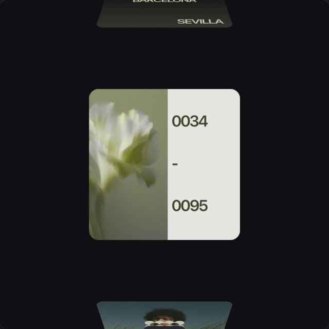 Cover flow, vertical