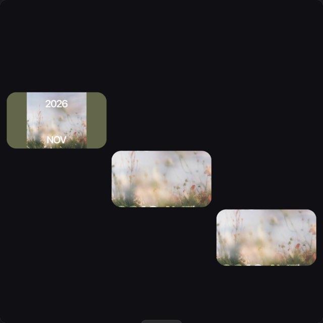 Triple scene