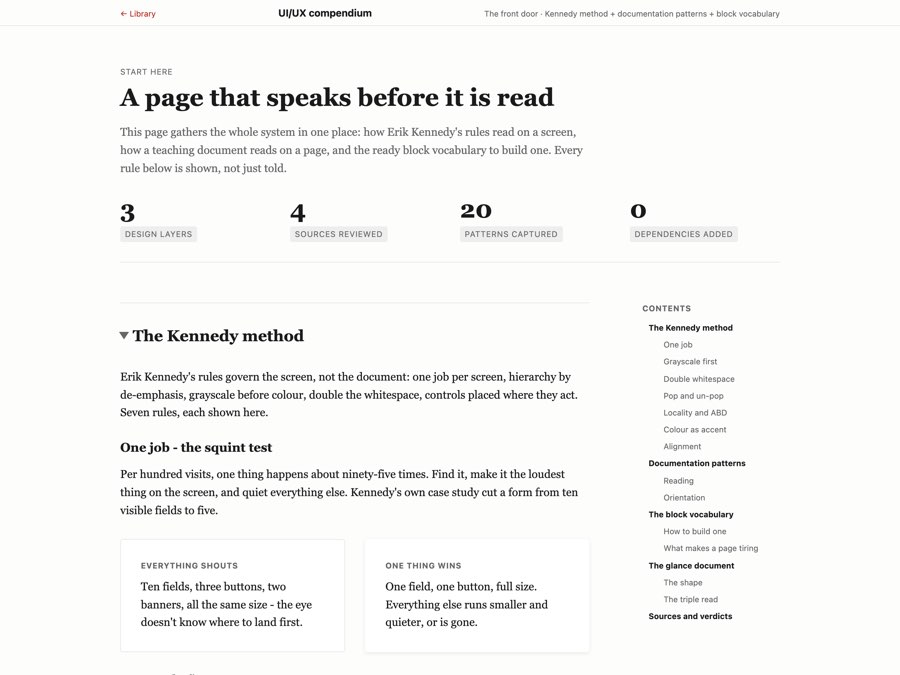 Teaching page