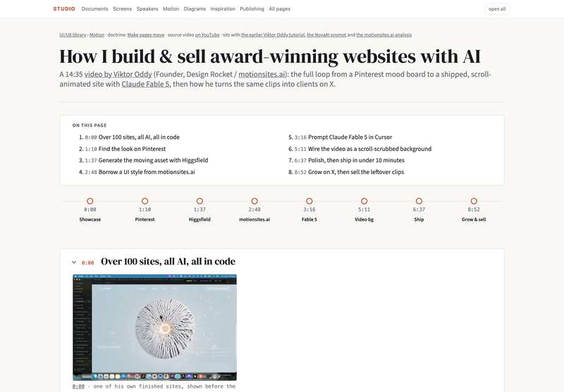 Top of the mood-board-to-shipped-site page