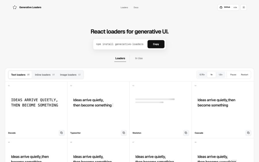 generativeloaders.com