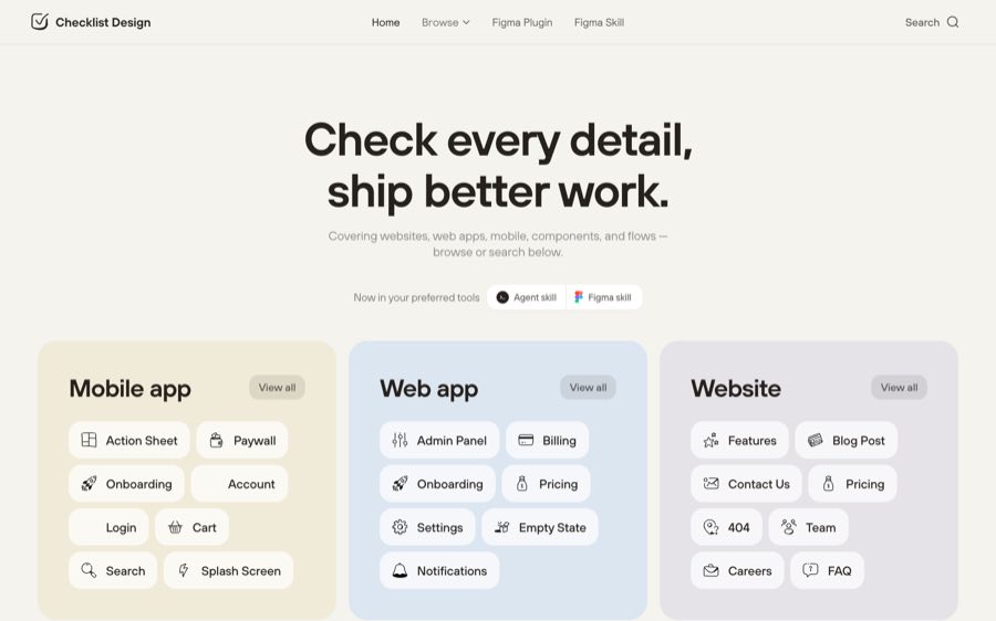 checklist.design