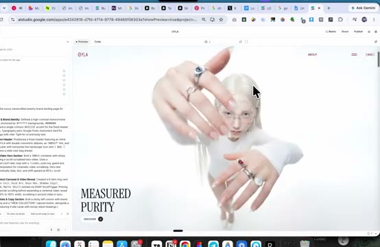 Glass over video — buttons and labels float on the moving image