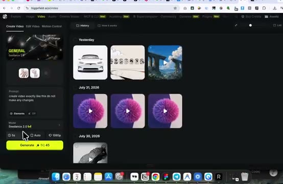 The ask: a reference video plus a new image, loaded together