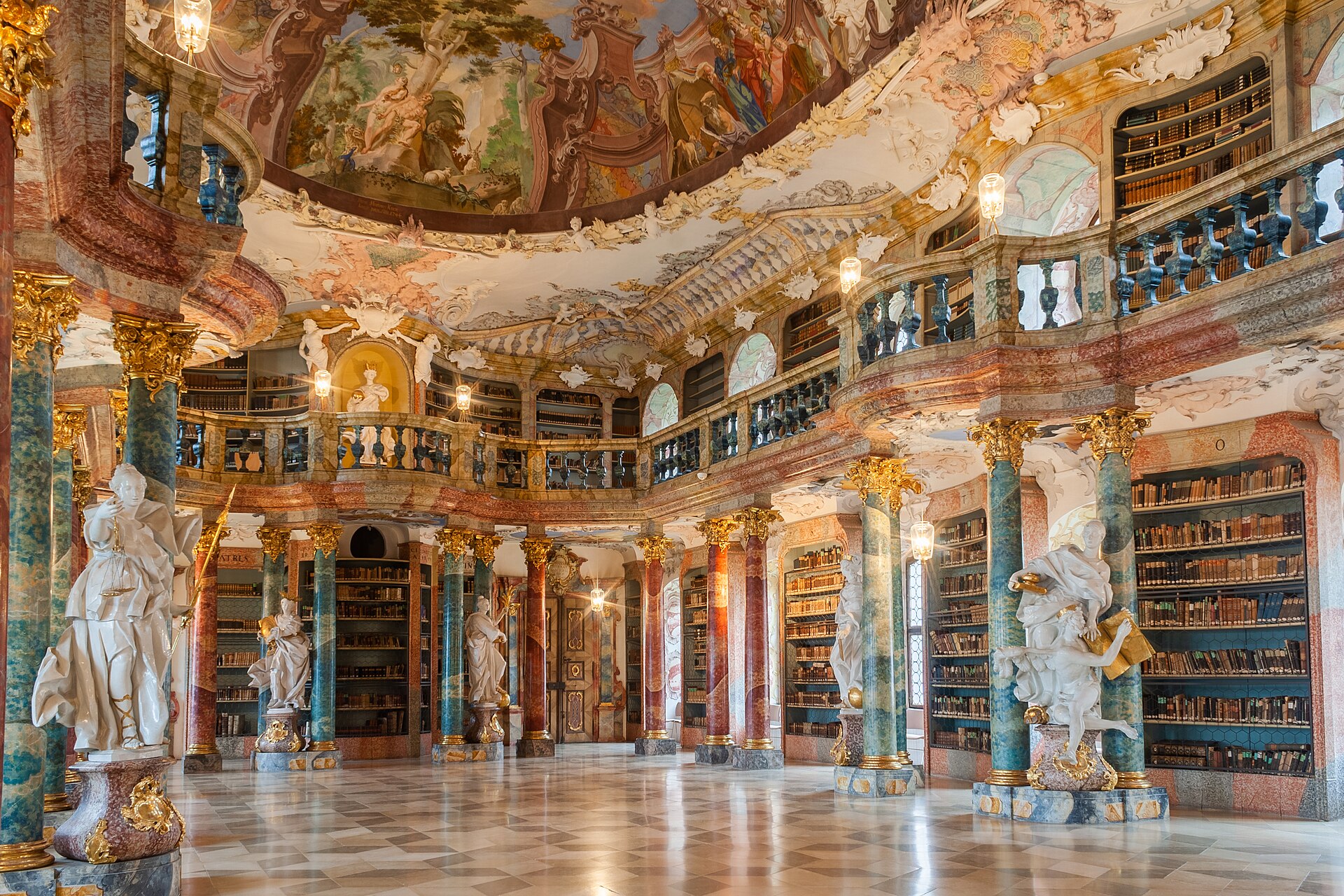 Bibliothèque de l’abbaye de Wiblingen 🇩🇪